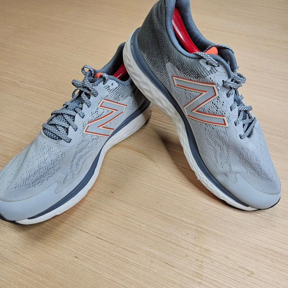 New Balance Fresh Foam 680 v7 Men 11.5 4EGrey Running Shoes M680LG7 Extra Wide